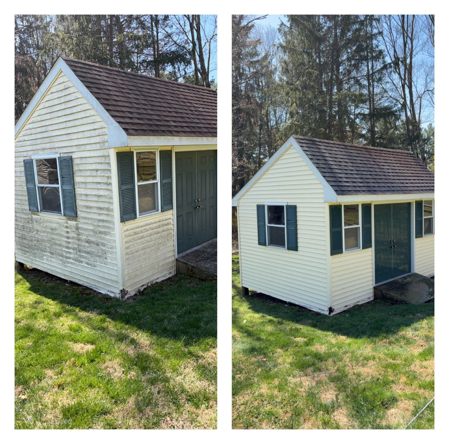 Gallery photos for House and Shed Soft Wash in Doylestown PA: Image #1