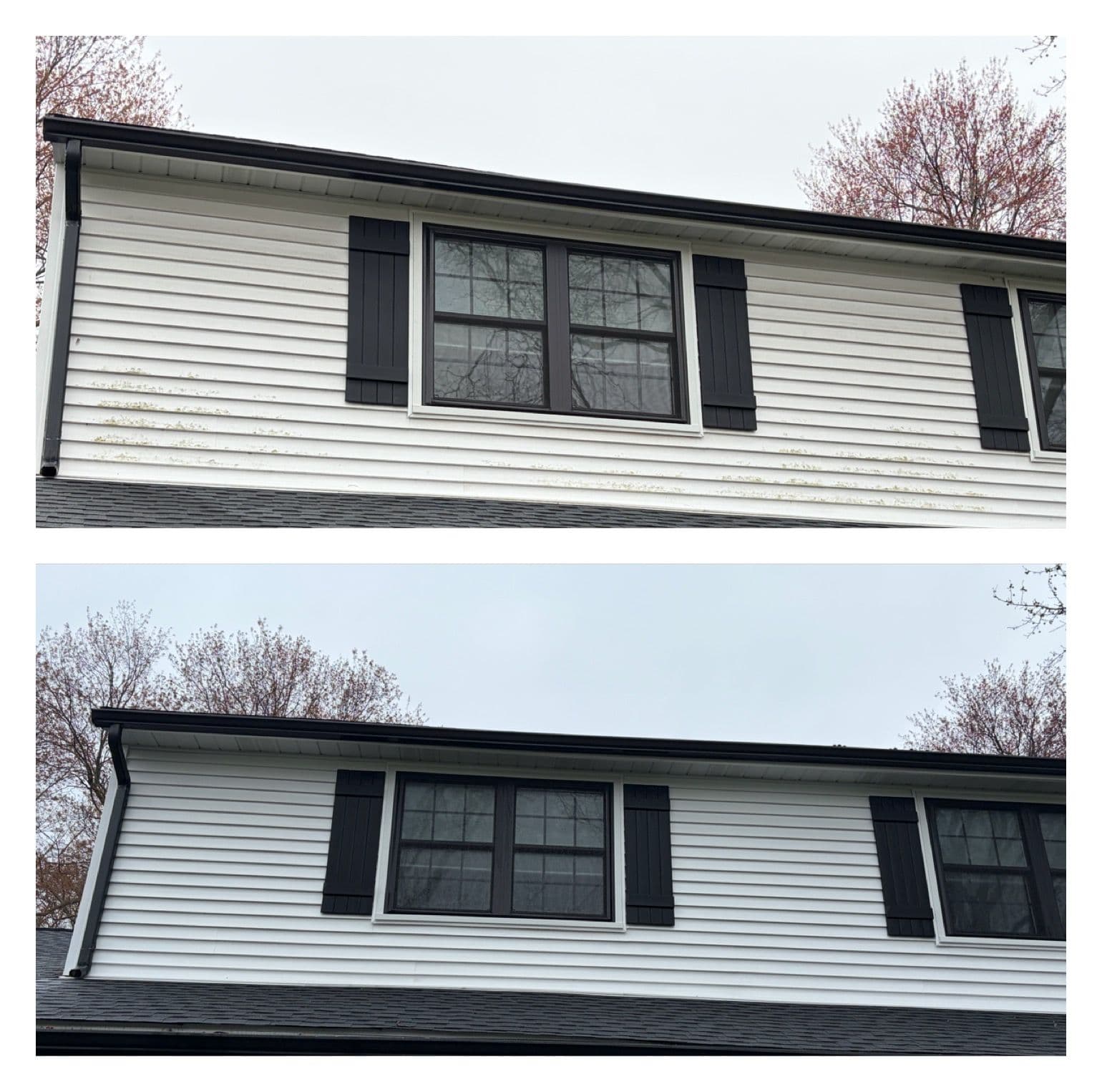 Gallery photos for Mossy Brick and Dirty Siding Got a Full Reset in Yardley PA: Image #1